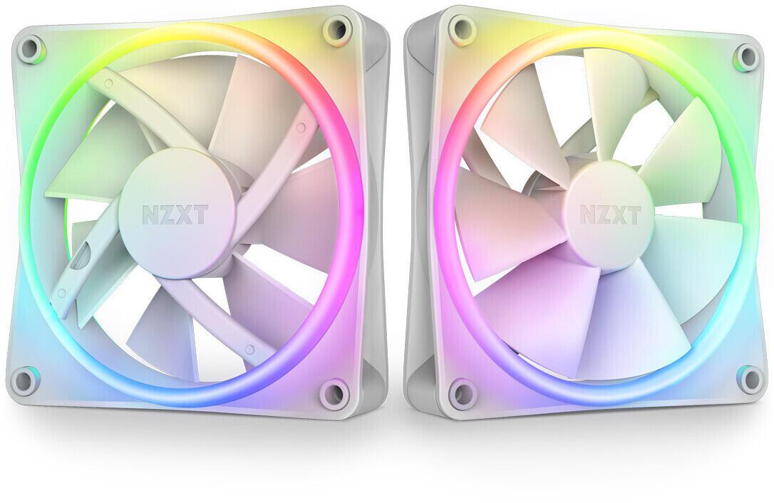 NZXT F140 RGB DUO Twin Pack - Gehäuselüfter, Weiß von NZXT