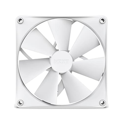 NZXT F140P Statischer Druckventilator - RF-P14SF-W1 - Gleichmäßiger Druck - Leistungsstarke Kühlung - Lange Lebensdauer - 140mm Lüfter Einzelpack - Weiß von NZXT