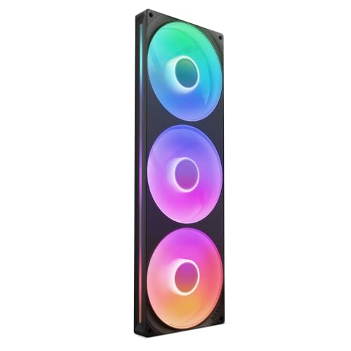 NZXT F420 RGB Core - 420mm Einzelframe-Lüftereinheit mit 3 x 140mm RGB-Lüftern - Geschwindigkeits- und Beleuchtungssteuerung - Hoher statischer Druck und Luftstrom - Fluiddynamische Lager - Schwarz NZXT F420 RGB Core - 420mm Einzelframe-Lüftereinheit mit 3 x 140mm RGB-Lüftern - Geschwindigkeits- und Beleuchtungssteuerung - Hoher statischer Druck und Luftstrom - Fluiddynamische Lager - Schwarz von NZXT