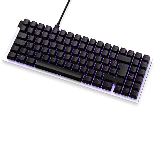 NZXT Function Mini TKL Mechanische PC Gaming Tastatur - beleuchtet - lineare RGB Schalter - MX kompatible Schalter - Hot Swap - Aluminium Cover - Mechanical Gaming Keyboard | FR (AZERTY) Weiß von NZXT