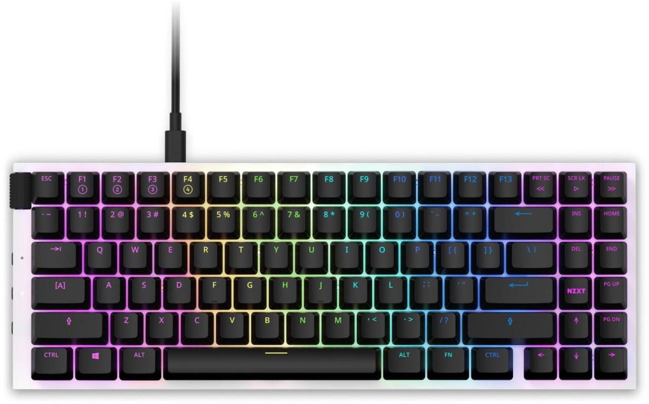 NZXT Function MiniTKL Weiß Tastatur von NZXT