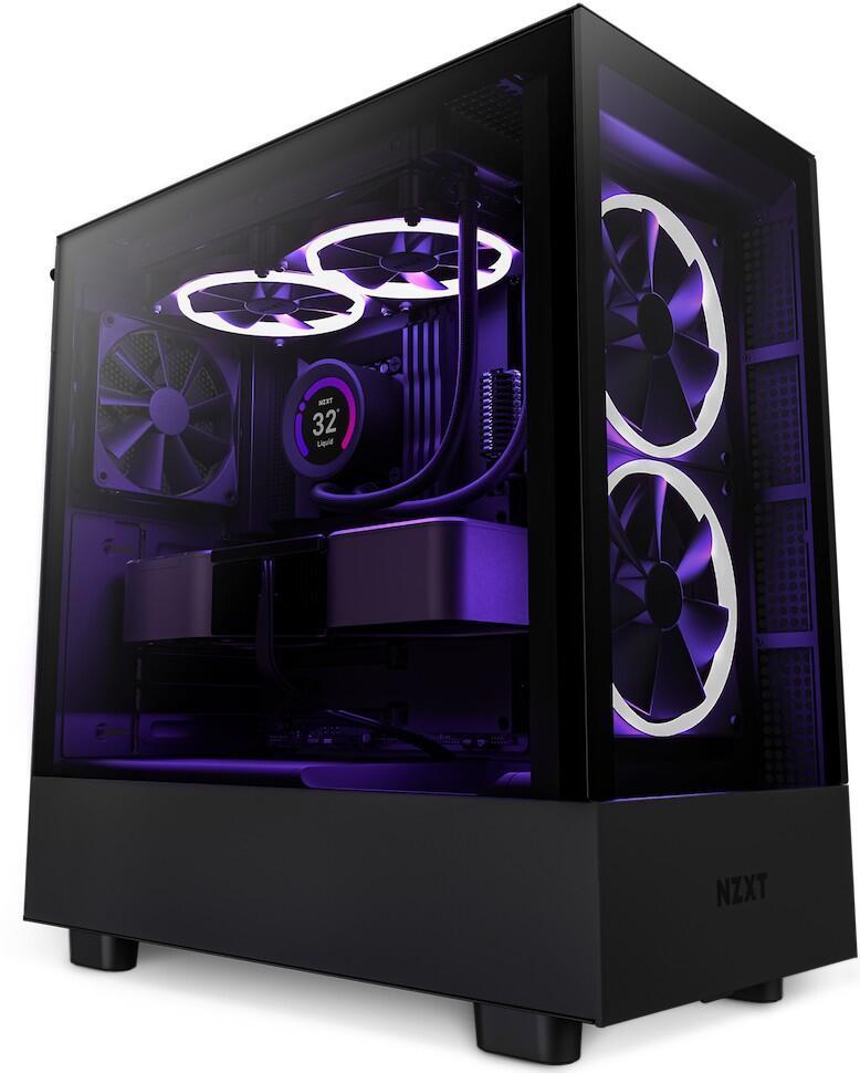 NZXT H series H5 Elite - Mid tower - E-ATX - Seitenteil mit Fenster (gehärtet... von NZXT