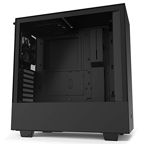 NZXT H510 - Compact ATX Mid-Tower PC Gaming Case - Front I/O USB Type-C Port - Tempered Glass Side Panel - Cable Management System - Water-Cooling Ready - Steel Construction - Black NZXT H510 - Compact ATX Mid-Tower PC Gaming Case - Front I/O USB Type-C Port - Tempered Glass Side Panel - Cable Management System - Water-Cooling Ready - Steel Construction - Black von NZXT