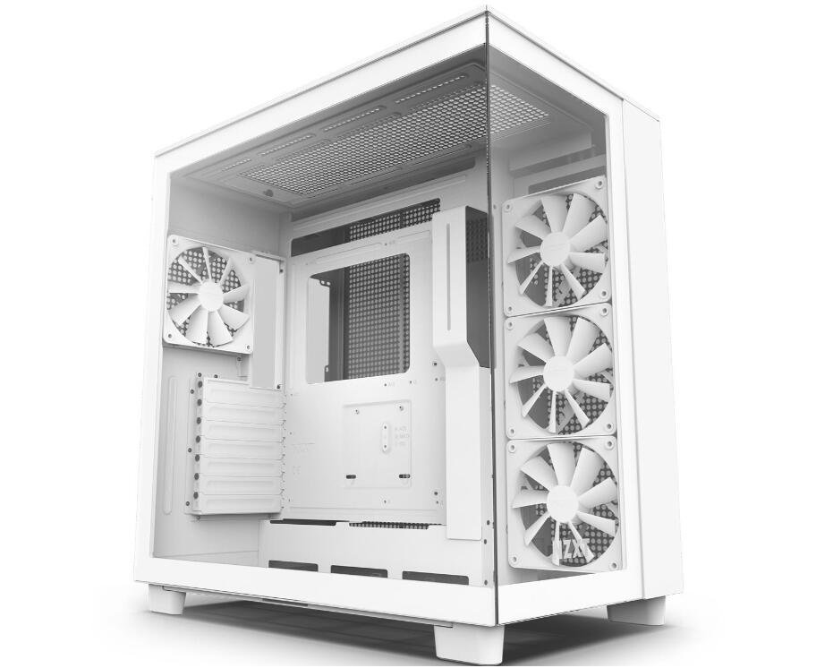 NZXT H9 Flow Midi-Tower-Gehäuse Weiß NZXT H9 Flow Midi-Tower-Gehäuse Weiß von NZXT