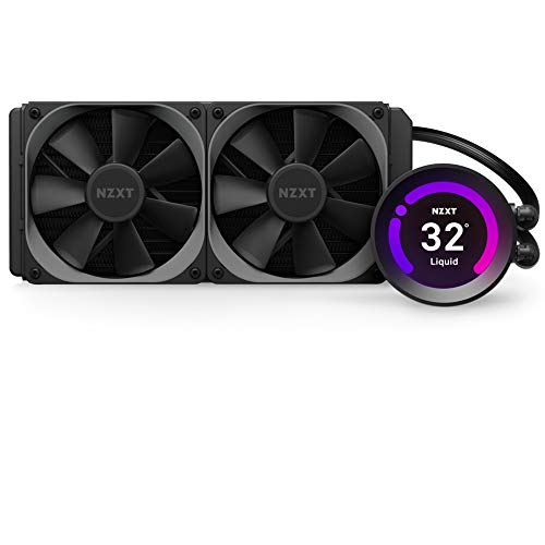 NZXT Kraken Z53 240 mm - RL-KRZ53-01 - AIO RGB CPU Liquid Cooler - Customizable LCD Display - Improved Pump - Powered by CAM V4 - RGB Connector - Aer P 120 mm Radiator Fans (2 Included) von NZXT