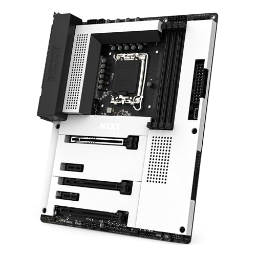 NZXT N7 Z790 Motherboard - N7-Z79XT-W1 - Intel Z790 Chipsatz (Unterstützt 12., 13., 14. Gen CPUs) - ATX Gaming Motherboard - Integriertes I/O Shield - WiFi 6E Anschlussmöglichkeit - Bluetooth - Weiß von NZXT