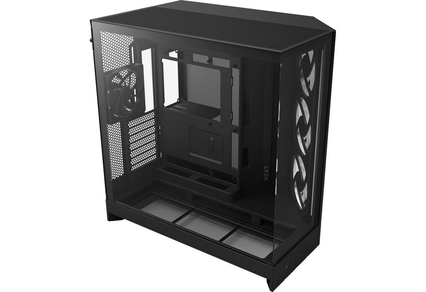 NZXT PC-Gehäuse NZXT H9 Flow RGB, Tower-Gehäuse, (Tempered Glass NZXT PC-Gehäuse NZXT H9 Flow RGB, Tower-Gehäuse, (Tempered Glass von NZXT