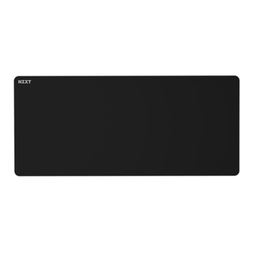 NZXT Zone Elite – XXL-Premium-Gaming-Mauspad – Ultra-Glatte Nano-Knit-Stoffoberfläche – optimiert für Geschwindigkeit und Kontrolle – spritzwassergeschützt, weiche Schaumstoffunterlage – Schwarz von NZXT