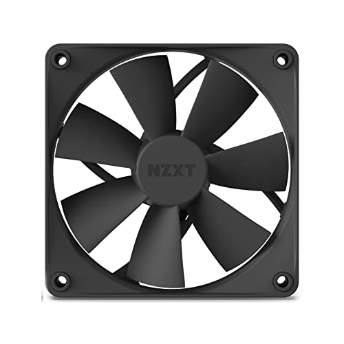 Nzxt F120P Static Pressure Fans - RF-P12SF-B1 - Konstanter Druck Leistungsstarke Kühlung Lange Lebensdauer 120-mm-Lüfter Einzelpackung Schwarz von NZXT