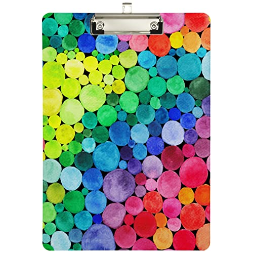 Naanle Aquarell-Klemmbrett in Regenbogenfarben, Buchstabengröße, mit silberfarbenem magnetischem Metallclip, 31,8 x 22,9 cm, individuelle Schreibtafel für Werkstatt, Studenten, Klassenzimmer, Schule Naanle Aquarell-Klemmbrett in Regenbogenfarben, Buchstabengröße, mit silberfarbenem magnetischem Metallclip, 31,8 x 22,9 cm, individuelle Schreibtafel für Werkstatt, Studenten, Klassenzimmer, Schule von Naanle