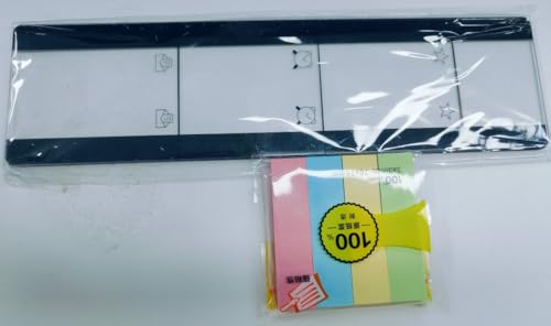 Memoboard, Acryl Transparent Memo Board, Monitor Memo Board, Computer-Nachrichtentafel mit 100 PCS Sticky Notes, Nachricht Boards für Büro Zuhause Office Home Desktop Organizer Memoboard, Acryl Transparent Memo Board, Monitor Memo Board, Computer-Nachrichtentafel mit 100 PCS Sticky Notes, Nachricht Boards für Büro Zuhause Office Home Desktop Organizer von Naapesi