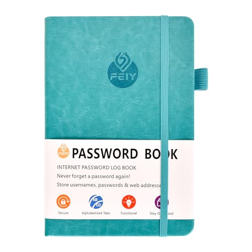 Passwortbuch mit Register a-z,Kleines Passwortbuch für Senioren,Passwortbuch mit Registerkarten,Adress und Passwort Organisationsbuch,Notizbuch Klein,für Internet Website Adressen, Kontakte (Grün) von Naapesi