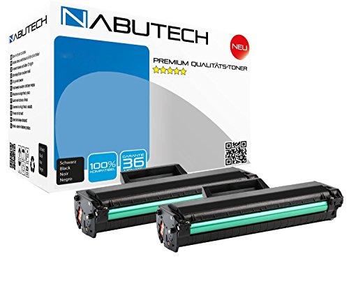 FABRIKNEUER NABUTECH TONER als Ersatz für MLT-D101S für Samsung ML 2160 2162 2164 2164W 2165 2165W 2168 SCX-3400 SCX-3400F SCX-3405 SCX-3405F SCX-3405FW SCX-3045W SF-760P Druckqualität wie beim Original. von Nabutech