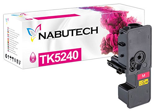 Nabutech Original Toner | Geprüft nach ISO-Norm 19798 | kompatibel zu Kyocera TK-5240M Magenta für Kyocera ECOSYS M5526cdn, M5526cdw, P5026cdn, P5026cdw von Nabutech