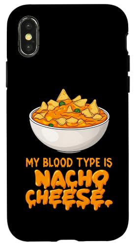 Funny Nacho Cheese Blood Type Humor Snack Lover Design Hülle für iPhone X/XS Funny Nacho Cheese Blood Type Humor Snack Lover Design Hülle für iPhone X/XS von Nacho Cheese Fanatic Apparel