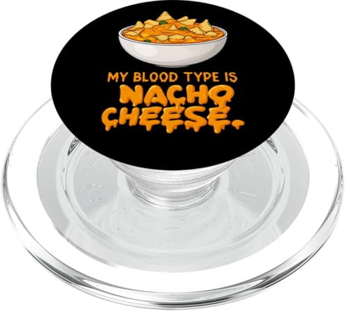 Funny Nacho Cheese Blood Type Humor Snack Lover Design PopSockets PopGrip für MagSafe Funny Nacho Cheese Blood Type Humor Snack Lover Design PopSockets PopGrip für MagSafe von Nacho Cheese Fanatic Apparel