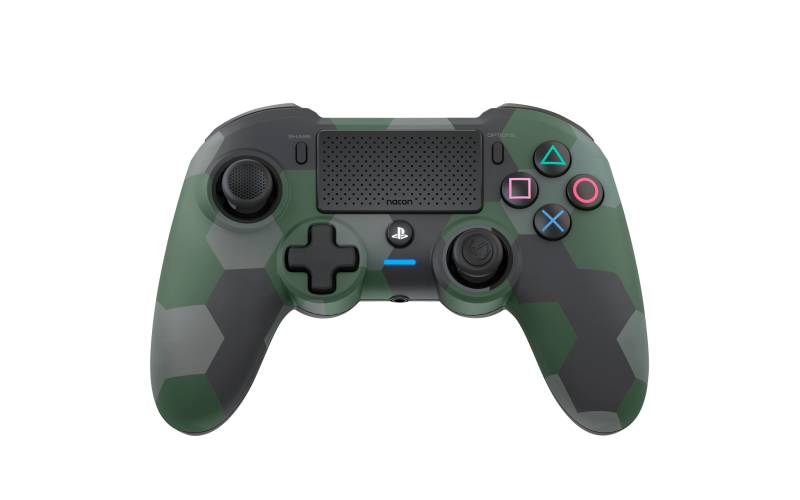 Nacon Wireless Dualshock 4 V2 Controller Asymmetric Camo Green (PS4) von Nacon