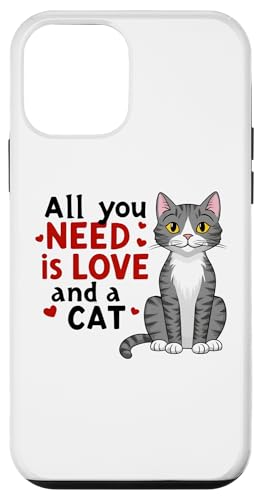 "All You Need is Love and Cat" Niedliches Design Geschenk für Kätzchenliebhaber Hülle für iPhone 12 mini "All You Need is Love and Cat" Niedliches Design Geschenk für Kätzchenliebhaber Hülle für iPhone 12 mini von Nadiya