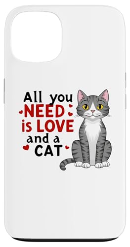 "All You Need is Love and Cat" Niedliches Design Geschenk für Kätzchenliebhaber Hülle für iPhone 13 "All You Need is Love and Cat" Niedliches Design Geschenk für Kätzchenliebhaber Hülle für iPhone 13 von Nadiya