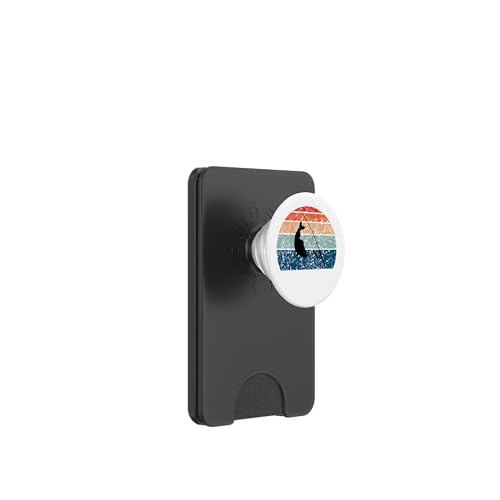 Angelrute mit großem Fisch Design Fischer Fischer Camping Geschenk PopSockets PopWallet für MagSafe von Nadiya