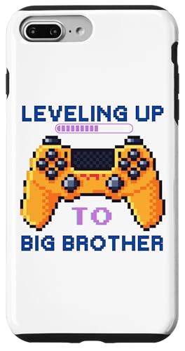 Leveling Up to Big Brother Lustiges Gaming-Baby-Party-Design Hülle für iPhone 7 Plus/8 Plus von Nadiya