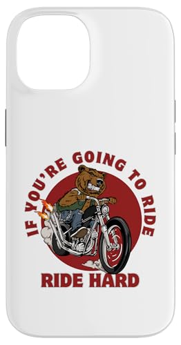 Ride Hard Bear on Motocycle Lustiges Zitat Papa Vatertagsgeschenk Hülle für iPhone 14 Ride Hard Bear on Motocycle Lustiges Zitat Papa Vatertagsgeschenk Hülle für iPhone 14 von Nadiya