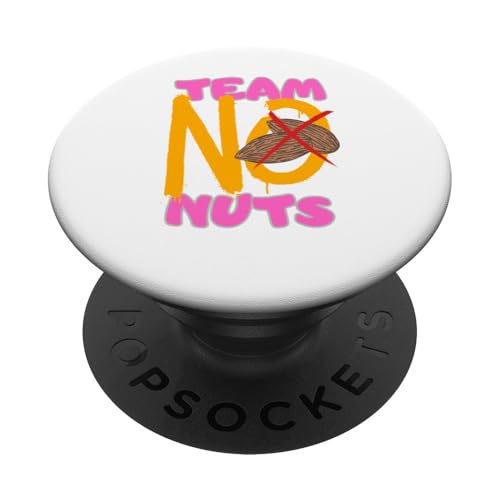 Team No Nuts Lustiges Design zur Aufdeckung des Geschlechts der Babyparty für Mädchen PopSockets Klebender PopGrip von Nadiya