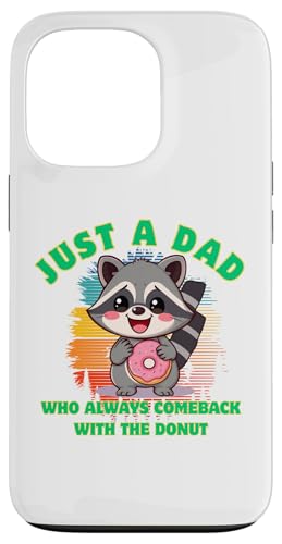 Waschbär Dad Comeback mit Donut lustige Worte Geschenk Vatertag Hülle für iPhone 13 Pro Waschbär Dad Comeback mit Donut lustige Worte Geschenk Vatertag Hülle für iPhone 13 Pro von Nadiya