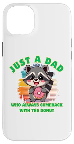 Waschbär Dad Comeback mit Donut lustige Worte Geschenk Vatertag Hülle für iPhone 14 Plus Waschbär Dad Comeback mit Donut lustige Worte Geschenk Vatertag Hülle für iPhone 14 Plus von Nadiya