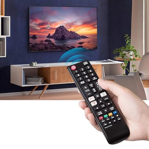 Universale Fernbedienung für Samsung LCD, LED, UHD, QLED, 4K, HDR, 3D und Smart TVs, Ersatzfernbedienung, Schwarz (BN59-01315B) von Nähmit
