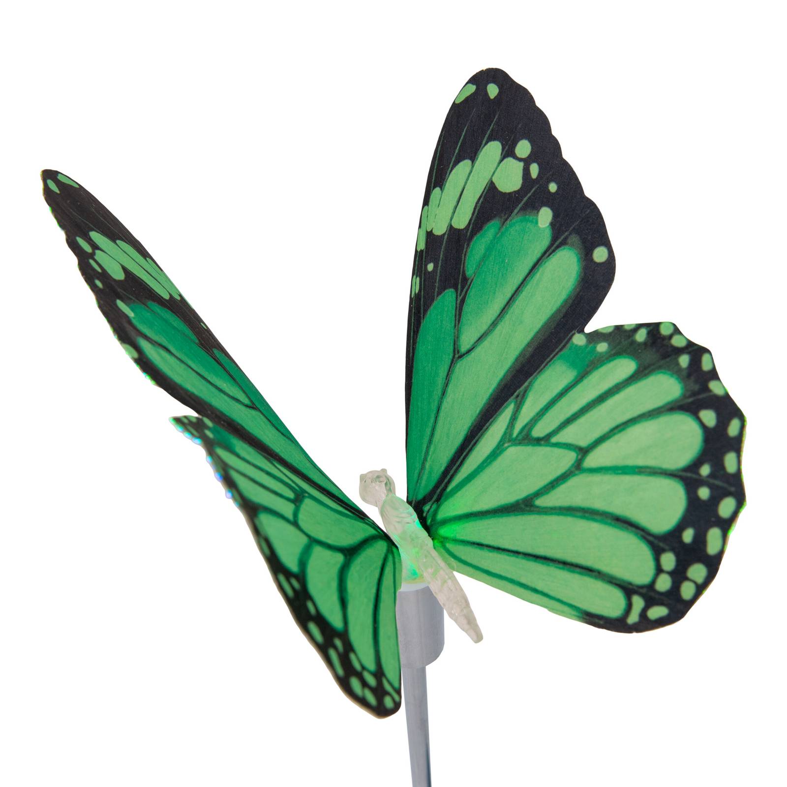 Deko-Solarleuchte Schmetterling, Erdspieß, RGB-LED von Naeve Leuchten