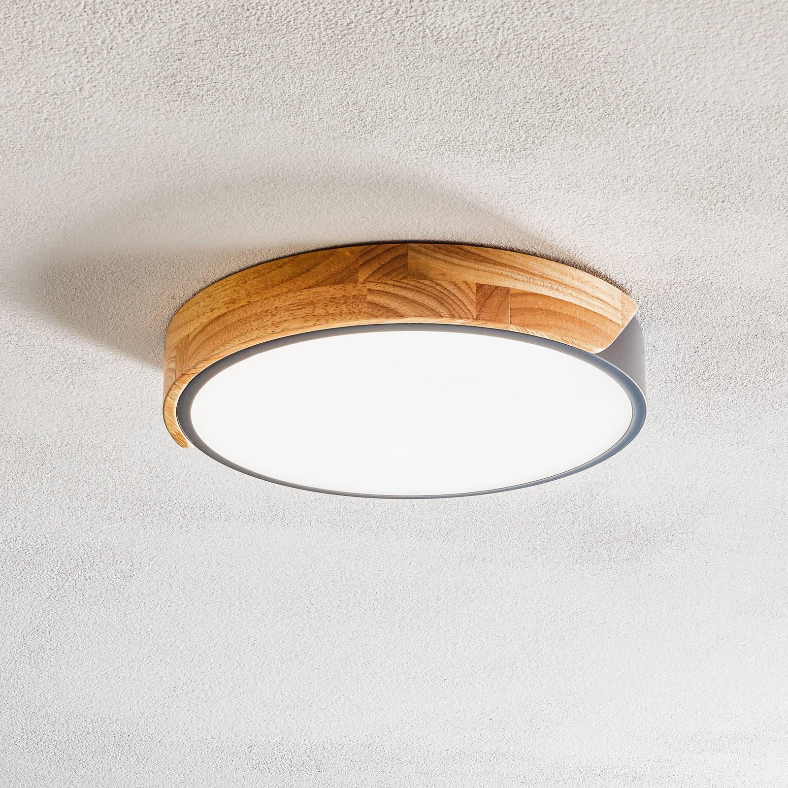 LED-Deckenleuchte Borneo mit Holz-Rahmen LED-Deckenleuchte Borneo mit Holz-Rahmen von Naeve Leuchten