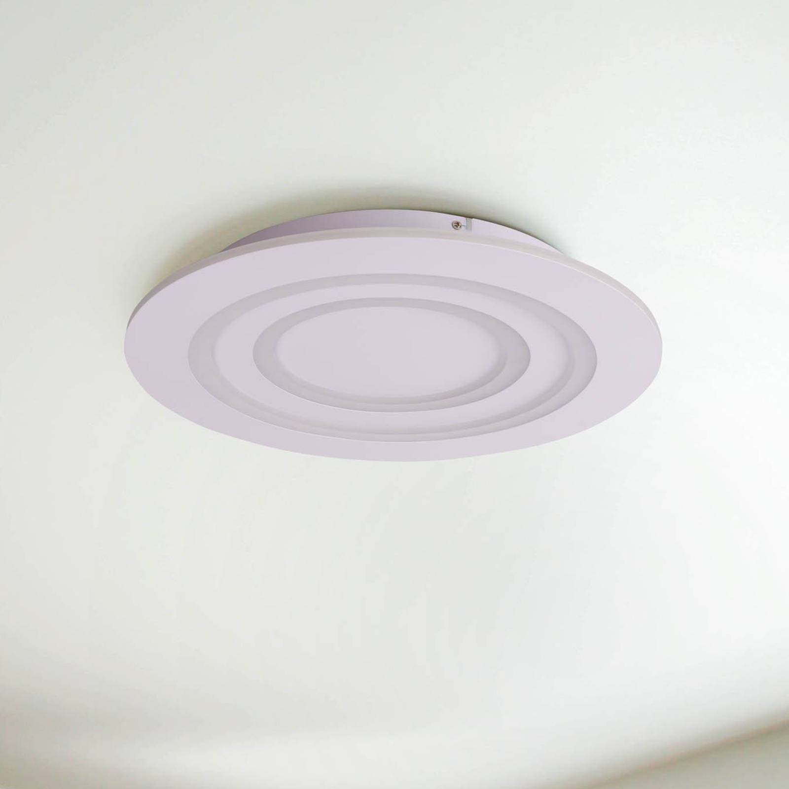 LED-Deckenleuchte Mirel, weiß, Metall Ø 50 cm RGB CCT Remote LED-Deckenleuchte Mirel, weiß, Metall Ø 50 cm RGB CCT Remote von Naeve Leuchten