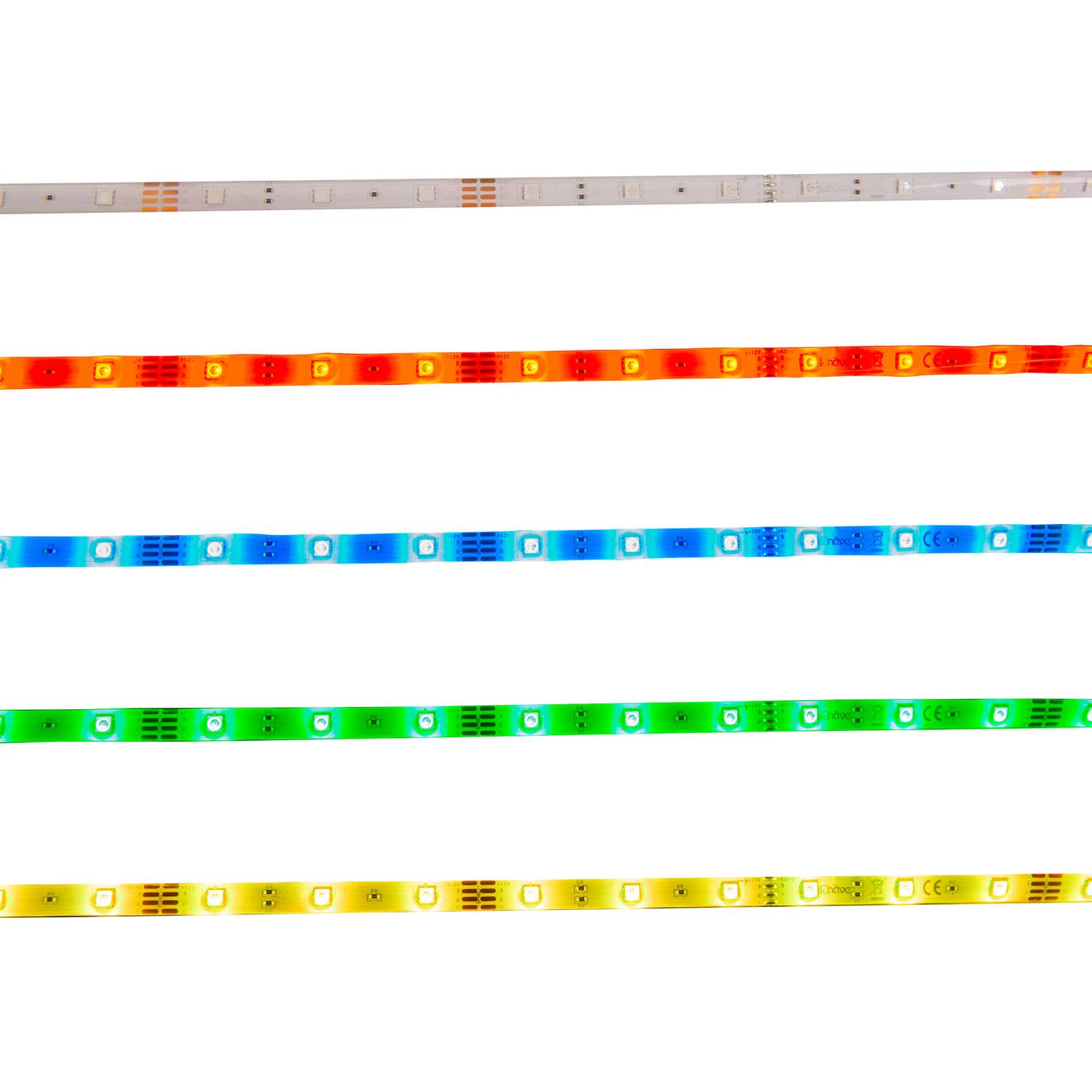 LED-RGB Stripe mit Fernbedienung, Länge 5 Meter von Naeve Leuchten