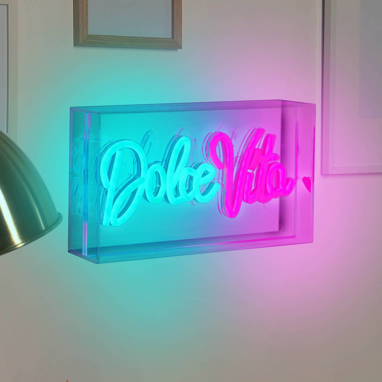 LED-Wandlampe Dolce Vita, klar, 30x15 cm, Kunststoff USB RGB LED-Wandlampe Dolce Vita, klar, 30x15 cm, Kunststoff USB RGB von Naeve Leuchten