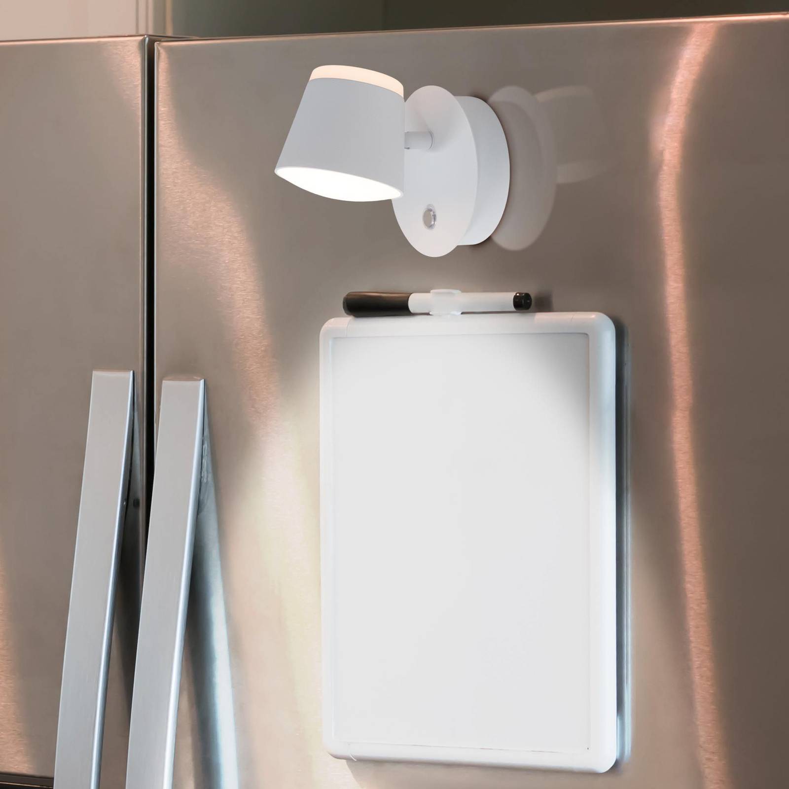 LED-Wandleuchte Tondo Akku, magnetisch, weiß LED-Wandleuchte Tondo Akku, magnetisch, weiß von Naeve Leuchten