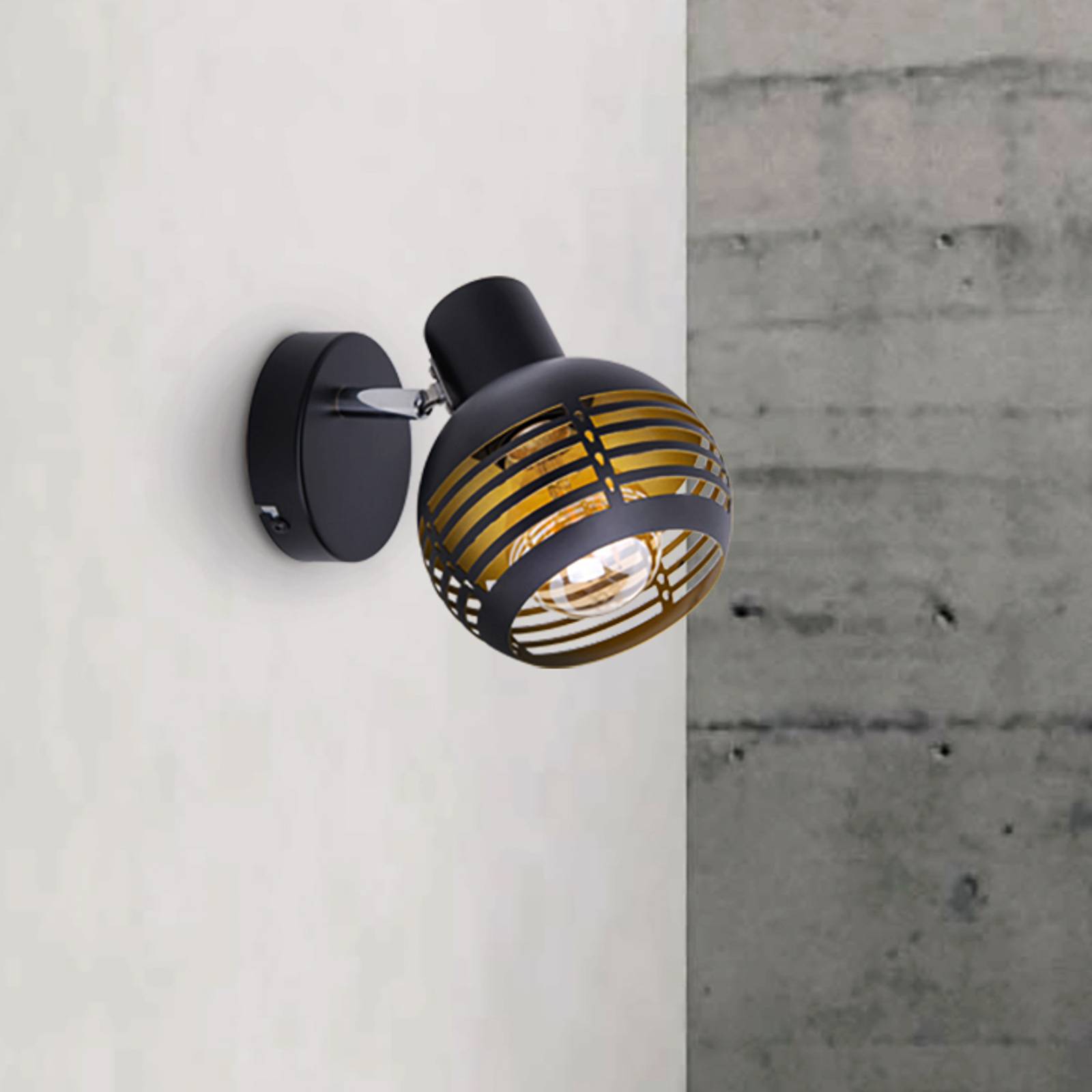 Wandleuchte Casco, einflammig, schwarz Wandleuchte Casco, einflammig, schwarz von Naeve Leuchten