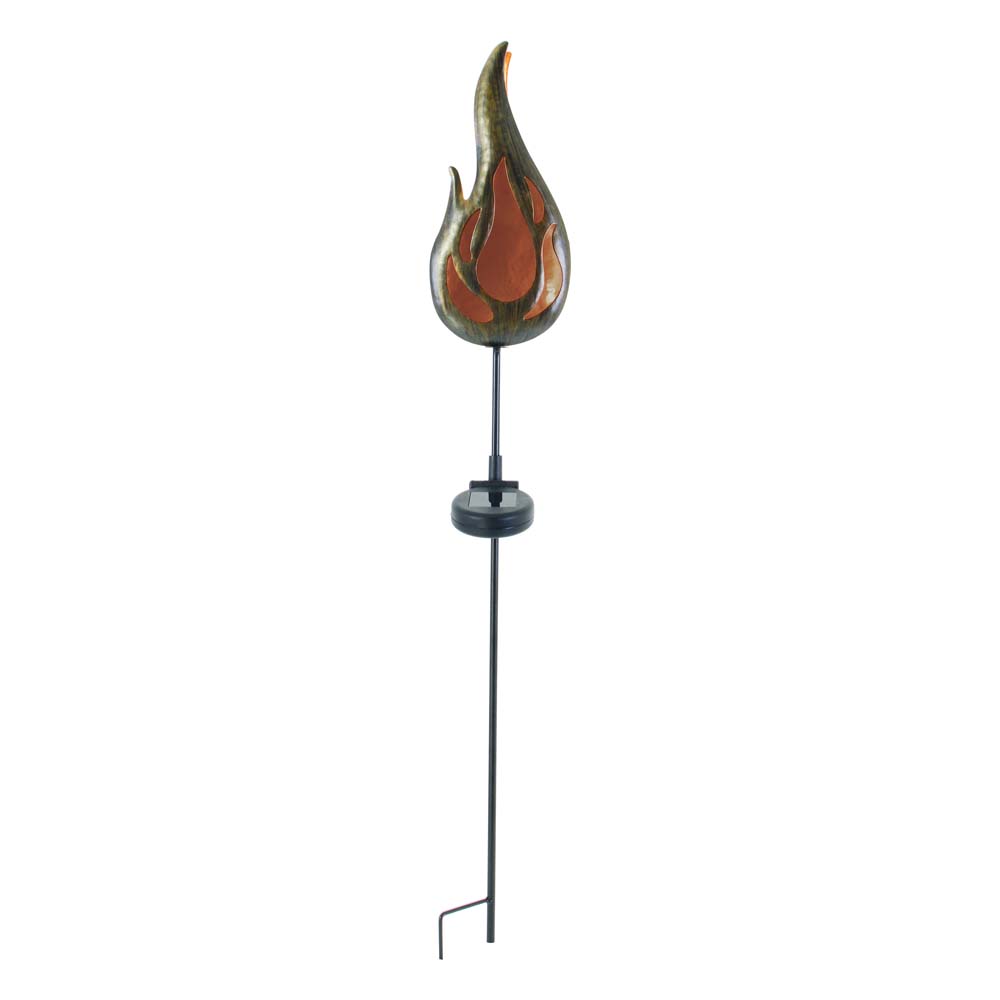 LED Solarleuchte, Flammen Design, bronze, H 84 cm von Näve