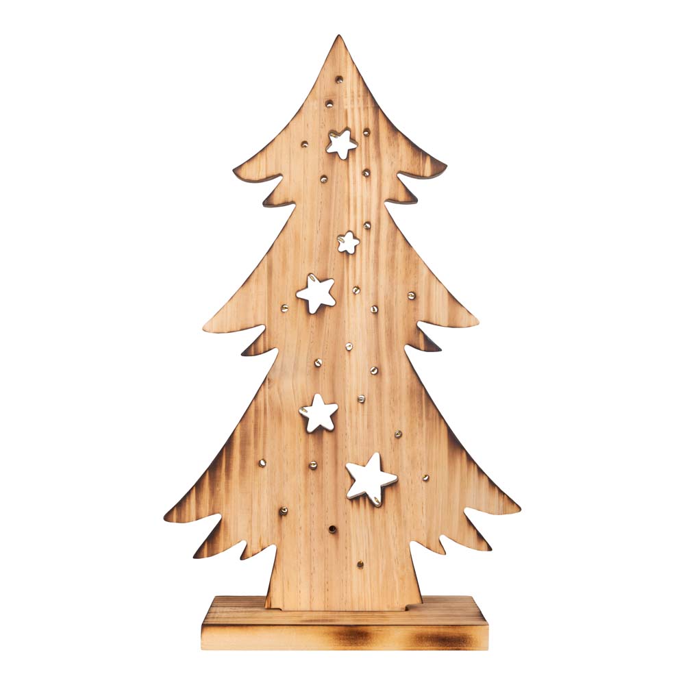 LED Weihnachtsbaum, Holz Kiefer, IP44, H 47,5 cm von Näve