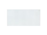 Magnetisk NAGA Stænkplade 100x50 cm - glas med metal bagplade - Pure white von Naga