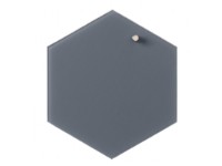 Magnetisk NAGA glastavle hexagon 21 cm grå von Naga