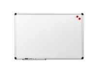 Whiteboard 100x150 cm magnetisk med aluminiumsramme inkl. 1 marker og 2 magneter von Naga