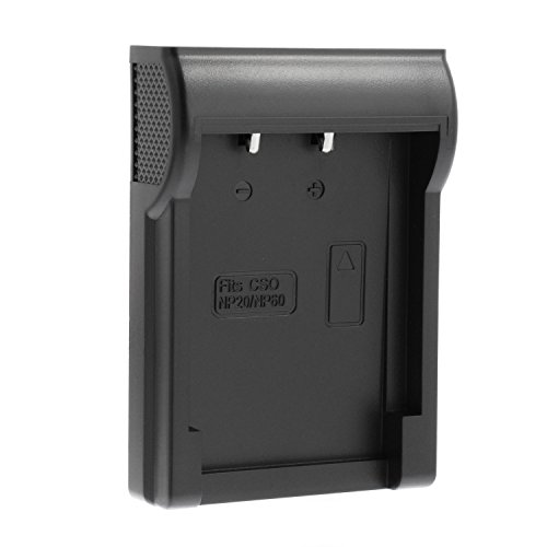 Adapter Ladeschale für Ladegerät Ladestation Charger Blumax, Powever - Casio NP-20 / NP-60 (Ladegerät Nicht im Lieferumfang enthalten) von Nahas-Shop