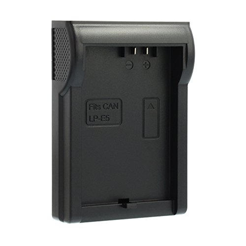 Adapter Ladeschale für Ladegerät Ladestation Charger Blumax, Powever - LP-E5, LPE5, LP-E-5 (Ladegerät Nicht im Lieferumfang enthalten) von Nahas-Shop