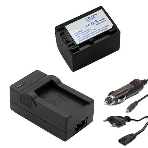 Akku + Ladegerät Set für Sony DCR-HC16E, DCR-HC17E, DCR-HC18E, DCR-HC19E, DCR-HC20E, DCR-HC22E, DCR-HC23E, DCR-HC24E, DCR-HC26E, DCR-HC27E, DCR-HC30E, DCR-HC32E, DCR-HC35E, DCR-HC36E, DCR-HC37E, DCR-HC39E, DCR-HC40E, DCR-HC42E, DCR-HC44E, DCR-HC45E, DCR-HC46E, DCR-HC47E, DCR-HC51E, DCR-HC53E, DCR-HC62E, DCR-HC85E, DCR-HC94E, DCR-HC96E - NP-FV70 Li-ion 1500mAh Akku + Ladegerät Set für Sony DCR-HC16E, DCR-HC17E, DCR-HC18E, DCR-HC19E, DCR-HC20E, DCR-HC22E, DCR-HC23E, DCR-HC24E, DCR-HC26E, DCR-HC27E, DCR-HC30E, DCR-HC32E, DCR-HC35E, DCR-HC36E, DCR-HC37E, DCR-HC39E, DCR-HC40E, DCR-HC42E, DCR-HC44E, DCR-HC45E, DCR-HC46E, DCR-HC47E, DCR-HC51E, DCR-HC53E, DCR-HC62E, DCR-HC85E, DCR-HC94E, DCR-HC96E - NP-FV70 Li-ion 1500mAh von Nahas-Shop