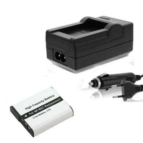 Akku NP-BG1+ Ladegerät kompatibel mit SONY DSC-H10, H20, H3, H50, H55, H7, N1, N2, T100, T20, W100, W110, W115, W120, W125, W130, W150, W170, W200, W210, W215, W220, W230, W270, W275, W290, W30, W300,W35, W40, W50, W55, W70, W80, W85, W90, WX1, WX10, WX1 Akku NP-BG1+ Ladegerät kompatibel mit SONY DSC-H10, H20, H3, H50, H55, H7, N1, N2, T100, T20, W100, W110, W115, W120, W125, W130, W150, W170, W200, W210, W215, W220, W230, W270, W275, W290, W30, W300,W35, W40, W50, W55, W70, W80, W85, W90, WX1, WX10, WX1 von Nahas-Shop