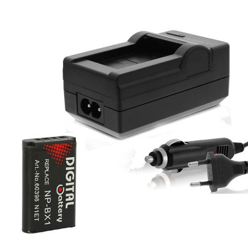 Akku NP-BX1 + Ladegerät Set für Sony Action Cam HDR-AS15, HDR-AS20, HDR-AS30V, HDR-AS100V, HDR-AS200V, FDR-X1000V, Handycam Camcorder HDR-CX240E, CX240, HDR-CX405, HDR-GW66E, GW66VE, HDR-PJ240E, PJ240E, PJ410, HDR-PJ410, HDR-MV1, Hasselblad Stellar, Stellar II - 1000mAh Li-ion Akku NP-BX1 + Ladegerät Set für Sony Action Cam HDR-AS15, HDR-AS20, HDR-AS30V, HDR-AS100V, HDR-AS200V, FDR-X1000V, Handycam Camcorder HDR-CX240E, CX240, HDR-CX405, HDR-GW66E, GW66VE, HDR-PJ240E, PJ240E, PJ410, HDR-PJ410, HDR-MV1, Hasselblad Stellar, Stellar II - 1000mAh Li-ion von Nahas-Shop
