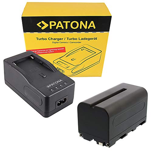 PATONA Schnell Ladegerät mit Ersatz Akku NP-F750 (4400mAh) für Sony NP-F-750 ACCU Charger von Nahas-Shop