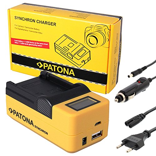 PATONA Synchron LCD USB Ladegerät für Akku Sony NP-BX1 NPBX1 NP-BX-1 von Nahas-Shop