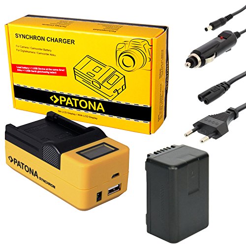 PATONA Synchron USB Ladegerät mit Ersatz Akku VW-VBT190 Li-ion ACCU 1780mAh PATONA Synchron USB Ladegerät mit Ersatz Akku VW-VBT190 Li-ion ACCU 1780mAh von Nahas-Shop